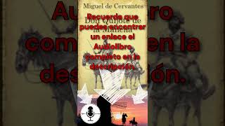 Las 5 Mejores Frases de DON QUIJOTE DE LA MANCHA audiolibrosenespañol libros audiolibrosgratis [upl. by Saidnac44]