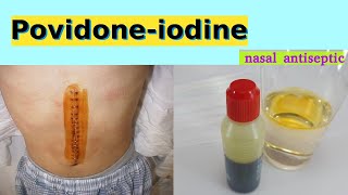 povidone iodine [upl. by Dimah737]