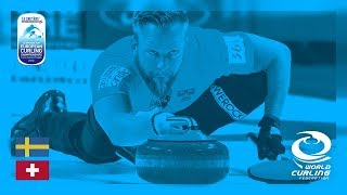 Sweden v Switzerland  Men  Round Robin  Le Gruyère AOP European Curling Championships 2018 [upl. by Arob895]