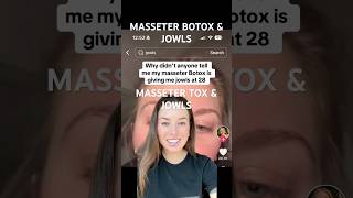 masseterbotox tmj jowls injector botox botoxinjections [upl. by Sirmons]