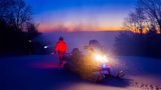 Mount Southington Night amp Day Snowmaking Update [upl. by Anera]