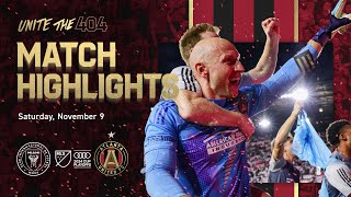 MATCH HIGHLIGHTS  Inter Miami vs Atlanta United  MLS Cup Playoffs 2024 [upl. by Emolas587]