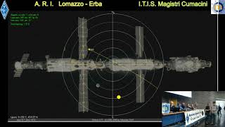 ARISS School Contact  Magistri Cumacini  Domande [upl. by Anyrak843]