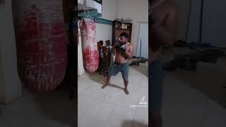 Lead Leg Kick  Cross  Lead Hook  Low Kick martialarts selfdefense mma legkick fit leadhook [upl. by Sibelle]