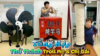 Tổng Hợp Thử Thách Troll Mẹ amp Chị Gái TẬP 2  Hay Nhất Siêu Hài Hước Quỳnh Vịt [upl. by Emilio]