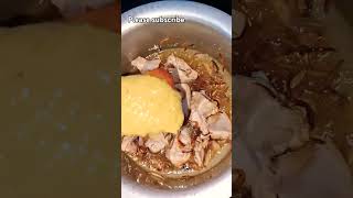 Creamy chicken 🍗 cooking recipe food chicken creamy viral video YouTube short video [upl. by Adniuqal]