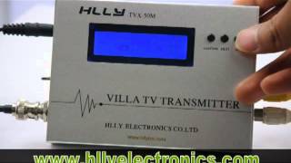 HLLY TVX50M TV Transmitter for Home broadcasting [upl. by Aubree]