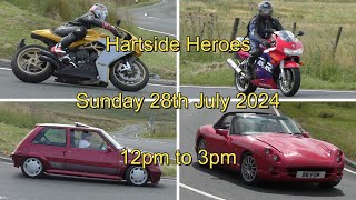 Hartside Pass  12pm to 3pm Sunday 28th July 2024  All the lunchtime action from the hairpin [upl. by Lekym]