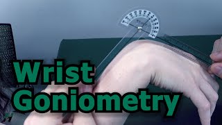 Wrist Goniometry [upl. by Leumas]