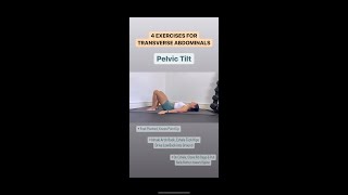 4 AB Exercises to Strengthen Transverse ABS  Relieve Low Back Pain  Diastasis Recti Exercises [upl. by Aillicec]