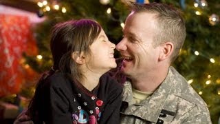 Troops Surprise Families for the Holidays [upl. by Tinya556]