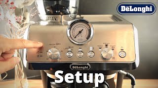 HOW TO Setup the Delonghi Specialista Arte EC9155 Shot Time Temperature Preinfusion [upl. by Zobias]