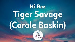 HiRez  Tiger Savage Carole Baskin Lyrics  carole baskin fed her husband wacked him tik tok [upl. by Niatsirhc]