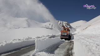 Maurienne Reportage 121  Déneigement des cols de Maurienne au Col du Galibier et Col du Glandon [upl. by Pancho]