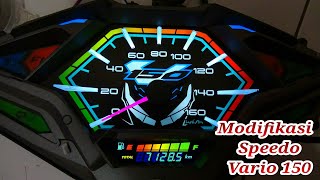 Modification Tutorial Speedometer Click i 125150 Led  Vario 125  150 [upl. by Anitel498]