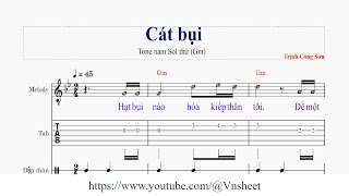 sheet Cát bụi Tone nam [upl. by Lach255]