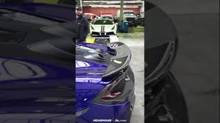 McLaren 600LT Exhaust FLAMES X Fi EXHAUST X HEASMANS [upl. by Aivax355]