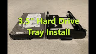 Precision T7600 T7610 T7910 35quot Hard Drive Tray Install [upl. by Vince]