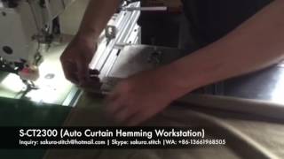 Auto Curtain Hemming Machine [upl. by Nanny]