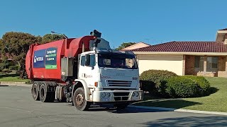 City of Joondalup reds with sl031 Stirling truck [upl. by Nnylimaj]