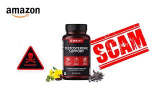 Boldfit Testosterone Booster Support Supplements SCAM UNBOXING [upl. by Chantal260]