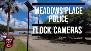 Meadows Place Police  Flock Cameras [upl. by Nodmac128]