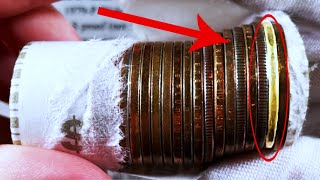 MYSTERIOUS COIN FOUND INSIDE SEALED ROLL OF 1 COINS [upl. by Ayerdna]