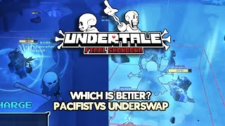 UFS Pacifist Sans vs Underswap Sans  WHO IS BETTER Undertale Final Showdown [upl. by Asaert765]