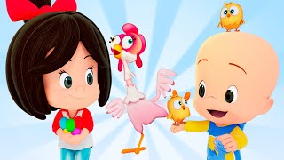 Turuleca The Chicken  The Frog Song 🐸  Cleo amp Cuquin  Songs  Kids [upl. by Ng918]