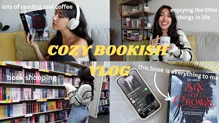 COZY reading vlog 📚🕯️5 star read book shopping and romanticising my life ❣️☕️spoiler free [upl. by Myrtle839]