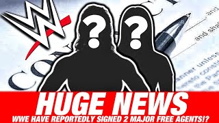 𝙃𝙐𝙂𝙀 𝙉𝙀𝙒𝙎 2 MAJOR FREE AGENTS HAVE SIGNED WITH WWE BRAUN STROWMAN INJURED DALTON CASTLE AEW [upl. by Ellehsim414]