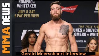 Gerald Meerschaert talks UFC Vegas 96 fight with Edmen Shahbazyan [upl. by Teik982]