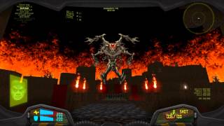 Ultimate Doom 100 Walkthrough E1M1 Hangar [upl. by Kwabena]