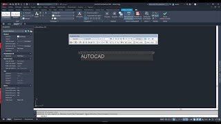 Autocad  Fenêtre format de texte [upl. by Halika]