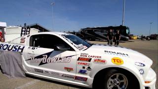 DON BOWLES ROUSH PROPANE POWERED STANG WARMN UP AT RT66 [upl. by Fletcher353]