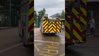 DSFRS middlemoor reserved pump turn out from Clyst St George fire station [upl. by Rosaleen]