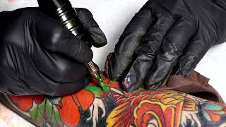 Full Sleeve Japanese Tattoo Time Lapse [upl. by Adanar]