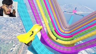 The Most Powerful Car Parkour 600008 People Get Happy After This Race in GTA 5 [upl. by Hueston]