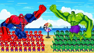 Evolution Of HULK EARTH vs Evolution Of SPIDER MAN 2024  Who Is The King Of Super Heroes [upl. by Auqinu]