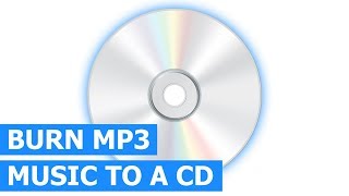 How to burn MP3 to an Audio CD for any CD player amp car stereo using Windows Media Player [upl. by Grigson389]