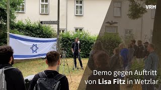 Demonstration gegen Auftritt von Lisa Fitz in Wetzlar [upl. by Eidson]