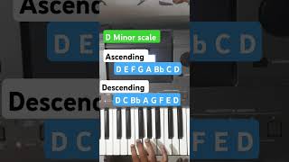D Minor scale [upl. by Kilroy]