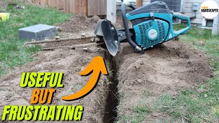 Handheld Trencher for Easy Trenching  GeoRipper Review [upl. by Sink]