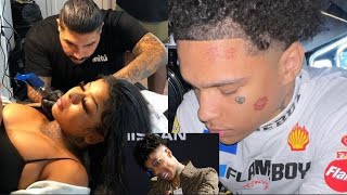 Chrisean Rock “NEW” Man Takes Her To Get Tattoo Remove Blueface Still Crying‼️😳 [upl. by Alyad212]