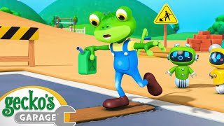 Monster Truck Rescue  Geckos Garage  Cartoons For Kids  Toddler Fun Learning [upl. by Dulcinea]