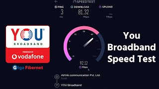 You Broadband Speed test  Vi Broadband Speed test You Broadband Installation  Vi Broadband [upl. by Ahar59]