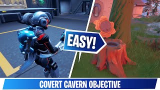 Fortnite Covert Cavern Objective Weekly Challenge  shorts [upl. by Anitsirt]