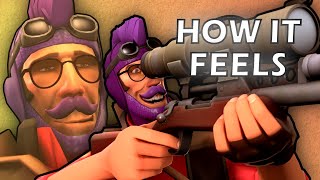 How it FEELS to Play Sniper in TF2 [upl. by Ioves]