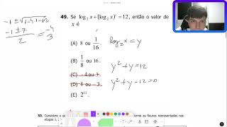 Questão 49  Prova de Matemática  Vestibular UFRGS  2022 [upl. by Dygal613]