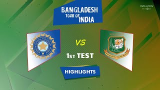 Day 4 Highlights 1st Test India vs Bangladesh  Day 4 1st Test IND VS BAN [upl. by Rima768]